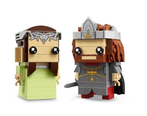 LEGO Klocki BrickHeadz 40632 Aragorn i Arwena