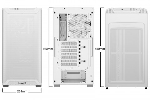 Be quiet! Obudowa Pure Base 501 Airflow Window White