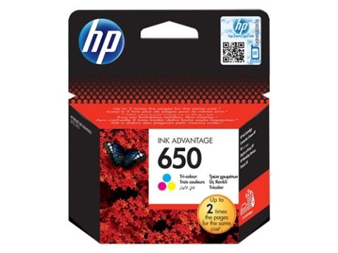 HP CZ102AE BHK Tusz HP 650 tri-color