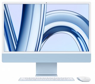 Komputer All-in-One APPLE iMac 24 (24"/M3/8GB/SSD256GB/Niebieski)