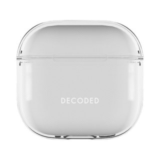 Decoded Silicone Aircase - silikonowa obudowa ochronna do AirPods 4 gen. (transparent)