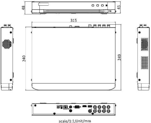 REJESTRATOR 5W1 HIKVISION iDS-7208HQHI-M1/XT(STD)/4A+8/4ALM