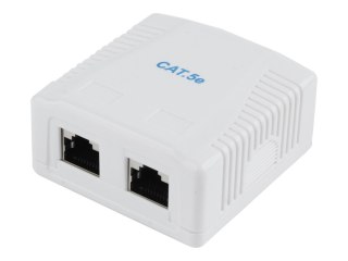 Gniazdo sieciowe CAT5E FTP 2 port