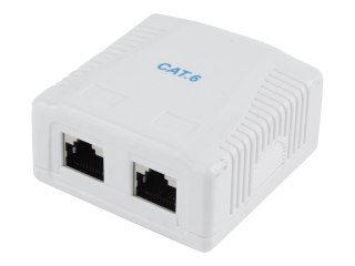 Gniazdo sieciowe CAT6 FTP 2 port