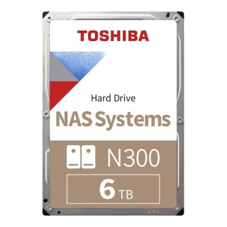 Dysk Toshiba N300 MN10ADA600S 6TB 3,5" 7200 512MB SATA III NAS BULK