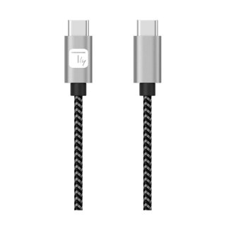 Kabel Techly USB 2.0 USB-C na USB-C 0,5m M/M 3A