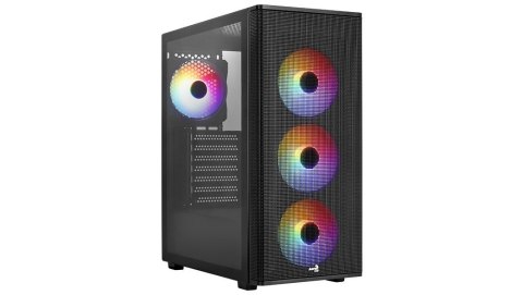 AeroCool Obudowa Designer Czarna Mid Tower RGB v1