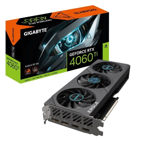 Karta graficzna GIGABYTE GeForce RTX 4060 Ti Eagle OC 8 GB GDDR6X (GV-N406TEAGLE OC-8GD)