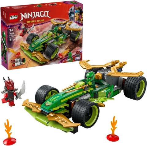 LEGO NINJAGO Samochód wyścigowy Lloyda z napędem typu pull-back 71828