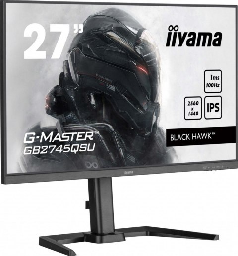 IIYAMA Monitor 27 cali GB2745QSU-B2,IPS,QHD,100Hz,1ms,2xUSB,300cd IIYAMA Monitor 27 cali GB2745QSU-B2,IPS,QHD,100Hz,1ms,2xUSB,300cd