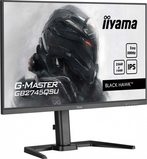 IIYAMA Monitor 27 cali GB2745QSU-B2,IPS,QHD,100Hz,1ms,2xUSB,300cd IIYAMA Monitor 27 cali GB2745QSU-B2,IPS,QHD,100Hz,1ms,2xUSB,300cd