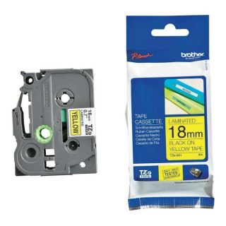 Taśma Brother P-Touch TZe-641 18mm x 8m (TZE641) - żółta, czarny nadruk