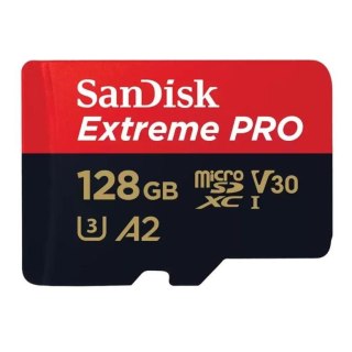 Karta pamięci MicroSDXC SanDisk EXTREME PRO 128GB 200/90 MB/s A2 C10 V30 UHS-I U3