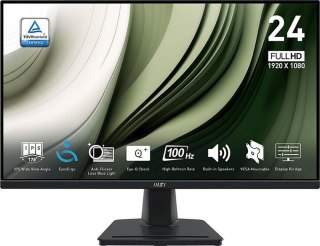 Monitor MSI PRO MP245G (24" /IPS /100Hz /1920 x 1080 /Czarny)