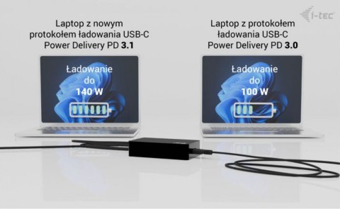 I-tec Zasilacz Universal Charger USB-C PD 3.1 140 W