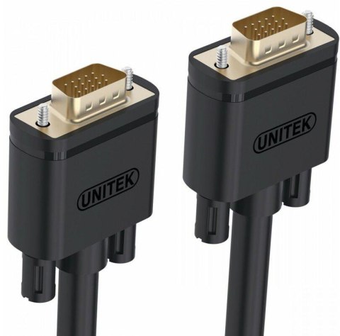 Kabel VGA Unitek Y-C513G Premium VGA HD15 M/M 2m