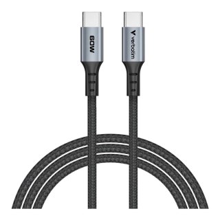 Kabel Verbatim USB-C(M) - USB-C(M) 1,2m, 60W, PD, czarny