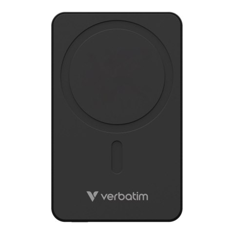 Powerbank Verbatim Charge 'n' Go Essentials Magnetic Wireless 5000mAh USB-C PD 3.0 Black