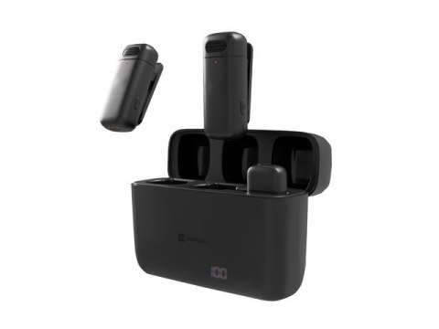 Natec Mikrofon Natec HOPPER krawatowy bezprzewodowy USB-C (2szt.)