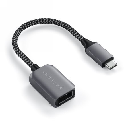 Satechi USB-C to USB 3.0 Adapter - aluminiowy adapter USB-C - USB-A 3.0 (space gray)