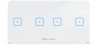 Przewodowy włącznik czteropolowy czarny WSS-22M Tech Sterowniki