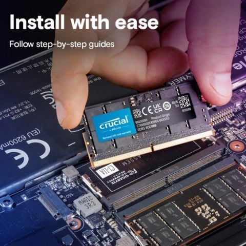 Crucial Pamięć DDR5 SODIMM 16GB/5600 (2*8GB) CL46 (16Gbit) Crucial Pamięć DDR5 SODIMM 16GB/5600 (2*8GB) CL46 (16Gbit)