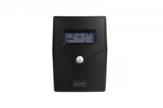 Digitus UPS Line-Ineractive LCD BASIC, 600VA/360W, 1x12V/7Ah, AVR, 2x Schuko CEE 7/3