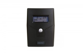 Digitus UPS Line-Ineractive LCD BASIC, 800VA/480W, 1x12V/9A, AVR, 2x Schuko CEE 7/3