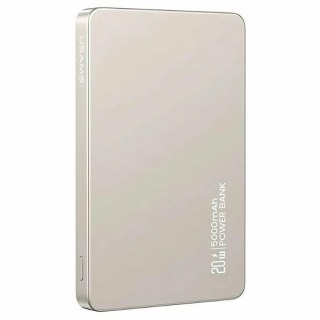 USAMS PowerBank 5000mAh 20W Indukcyjny Magsafe PD Fast Charge tytanowy