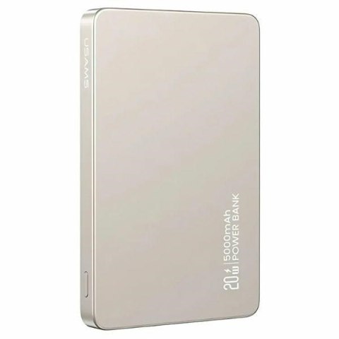 USAMS PowerBank 5000mAh 20W Indukcyjny Magsafe PD Fast Charge tytanowy