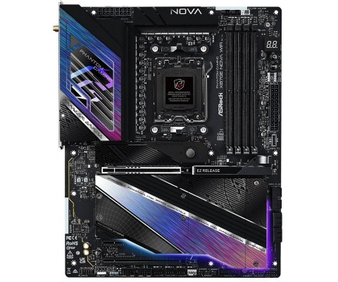 ASRock Płyta główna X870E NOVA WIFI AM5 4DDR5 M.2 ATX ASRock Płyta główna X870E NOVA WIFI AM5 4DDR5 M.2 ATX