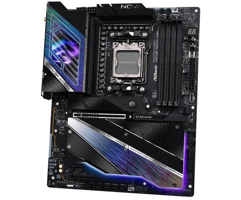 ASRock Płyta główna X870E NOVA WIFI AM5 4DDR5 M.2 ATX ASRock Płyta główna X870E NOVA WIFI AM5 4DDR5 M.2 ATX