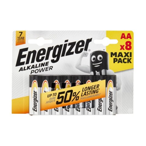 Energizer Bateria Alkaline Power AA E91 8 szt. Blister