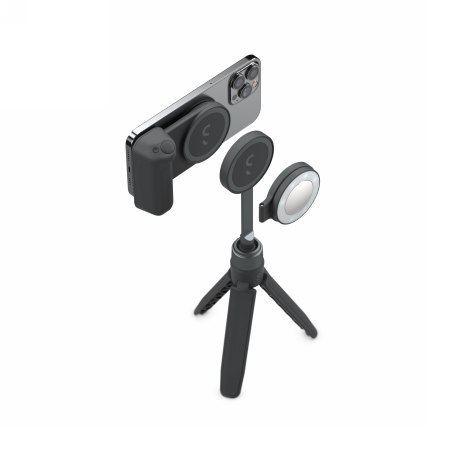 ShiftCam SnapGrip Creator Kit - uchwyt do telefonu do fotografii mobilnej ze statywem oraz lampą wspierający ładowanie bezprzewo