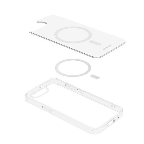 CRONG Clear MAG Cover - Etui iPhone 16e MagSafe Przezroczystye