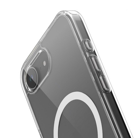 CRONG Clear MAG Cover - Etui iPhone 16e MagSafe Przezroczystye