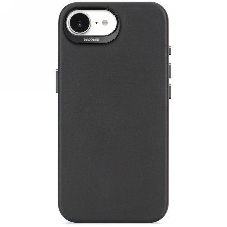 Decoded Leather Backcover - skórzana obudowa ochronna do iPhone 16e kompatybilna z MagSafe (black)