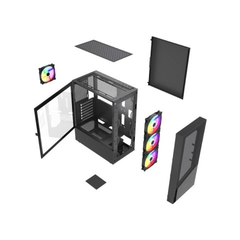 Gembird Obudowa Midi Tower Fornax 4300 ATX czarna