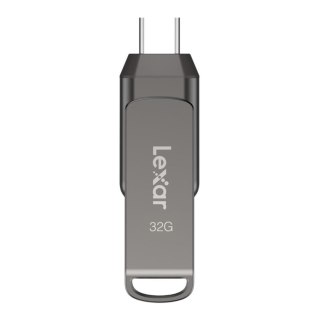 Pendrive Lexar JumpDrive D400 32GB USB 3.2 Gen1 Type-C 100MB/s srebrny