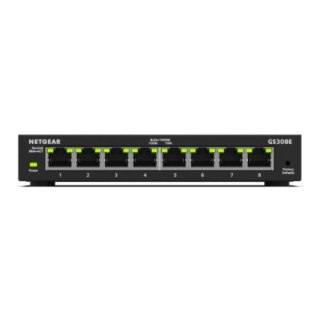 Switch zarządzalny Netgear GS308E-400EUS 8x1GbE PoE 62W