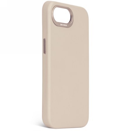 Decoded Leather Backcover - skórzana obudowa ochronna do iPhone 16e / 17e kompatybilna z MagSafe (clay)