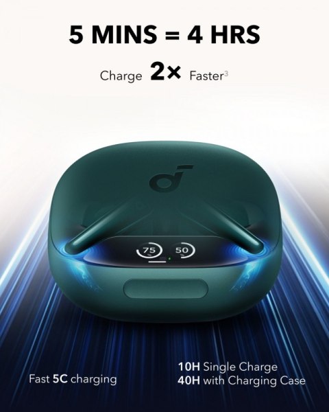 Anker Słuchawki bezprzewodowe Soundcore Liberty 4 PRO Bluetooth zielone