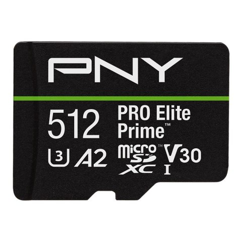 PNY Karta pamięci microSDXC Elite Prime 512GB + adapter SD