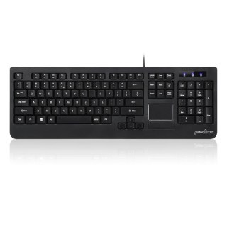 Klawiatura przewodowa Perixx PERIBOARD-513 II + touchpad czarna