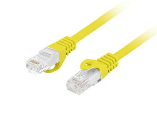 Patchcord Lanberg UTP kat.6 2m LSZH CU fluke passed żółty