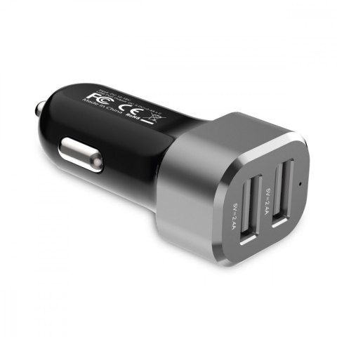 CRONG Ładowarka samochodowa Power Car Charger 24W - 2xUSB 2.4A