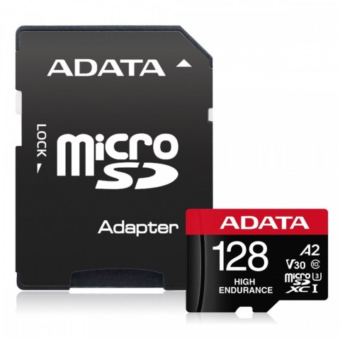 Adata Karta microSD High Endurance 128GB UHS1 U3 V30 A2 100/85MB/s + Adapter