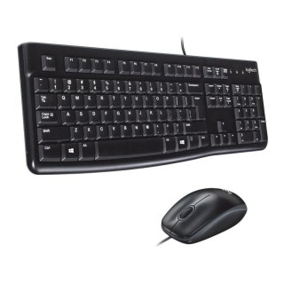 Zestaw przewodowy klawiatura + mysz Logitech Desktop MK120 N US czarny
