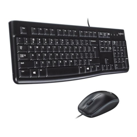 Zestaw przewodowy klawiatura + mysz Logitech Desktop MK120 N US czarny