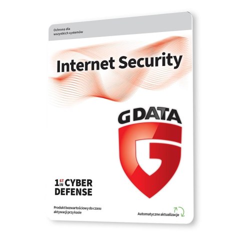 Oprogramowanie G DATA Internet Security Multidevice3PC 3lata karta-klucz